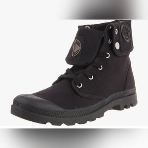 Palladium Men's Black Canvas Boots